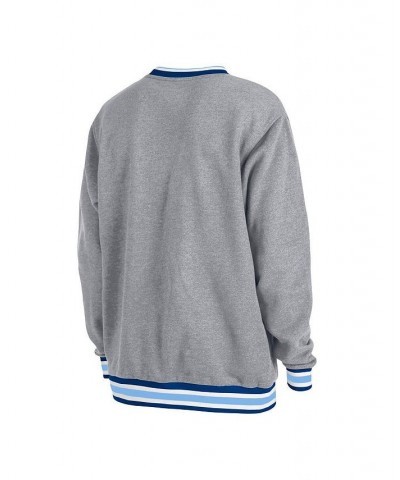 Men's Heather Gray Seattle Mariners Throwback Classic Pullover Sweatshirt $39.60 Sweatshirt