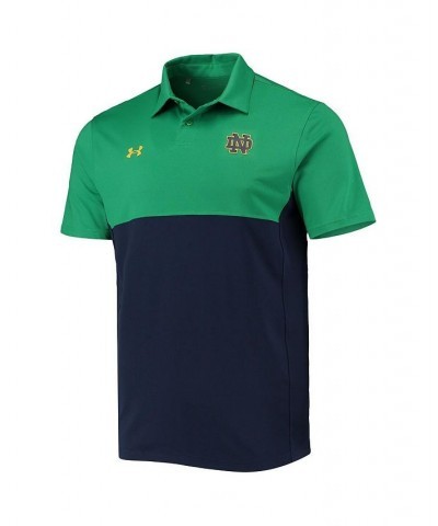 Men's Green, Navy Notre Dame Fighting Irish 2022 Blocked Coaches Performance Polo Shirt $45.23 Polo Shirts