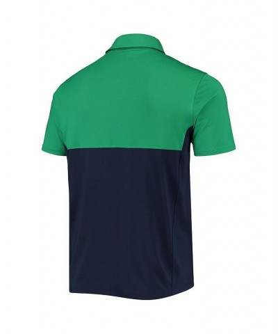 Men's Green, Navy Notre Dame Fighting Irish 2022 Blocked Coaches Performance Polo Shirt $45.23 Polo Shirts