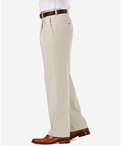 Men's Cool 18 PRO Classic-Fit Expandable Waist Pleated Stretch Dress Pants String $24.20 Pants