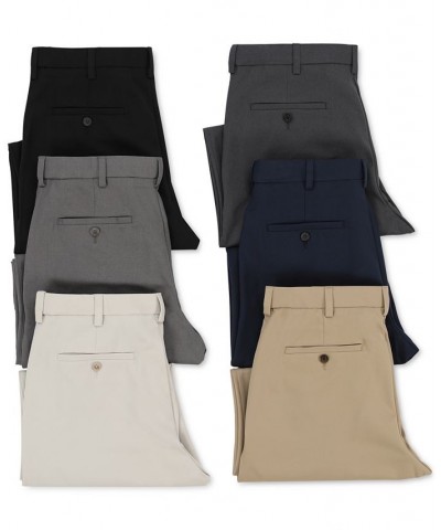 Men's Cool 18 PRO Classic-Fit Expandable Waist Pleated Stretch Dress Pants String $24.20 Pants