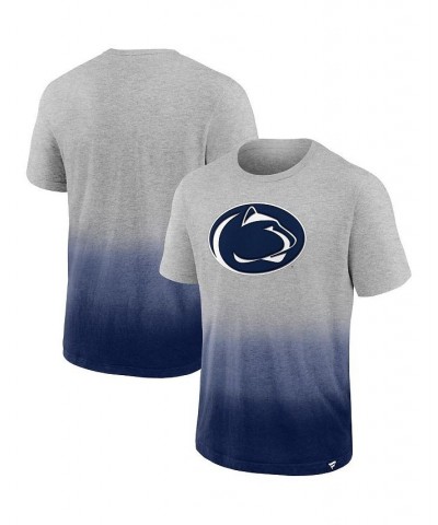 Men's Heathered Gray, Navy Penn State Nittany Lions Team Ombre T-shirt $19.79 T-Shirts