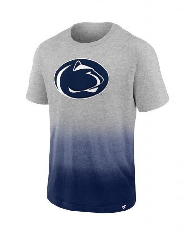 Men's Heathered Gray, Navy Penn State Nittany Lions Team Ombre T-shirt $19.79 T-Shirts