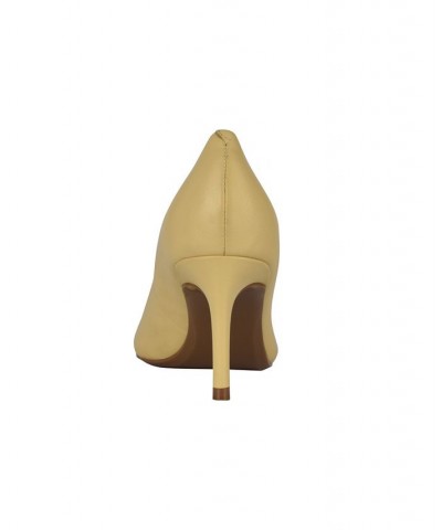 Women's Callia Snip Toe Pumps Yellow $39.27 Shoes