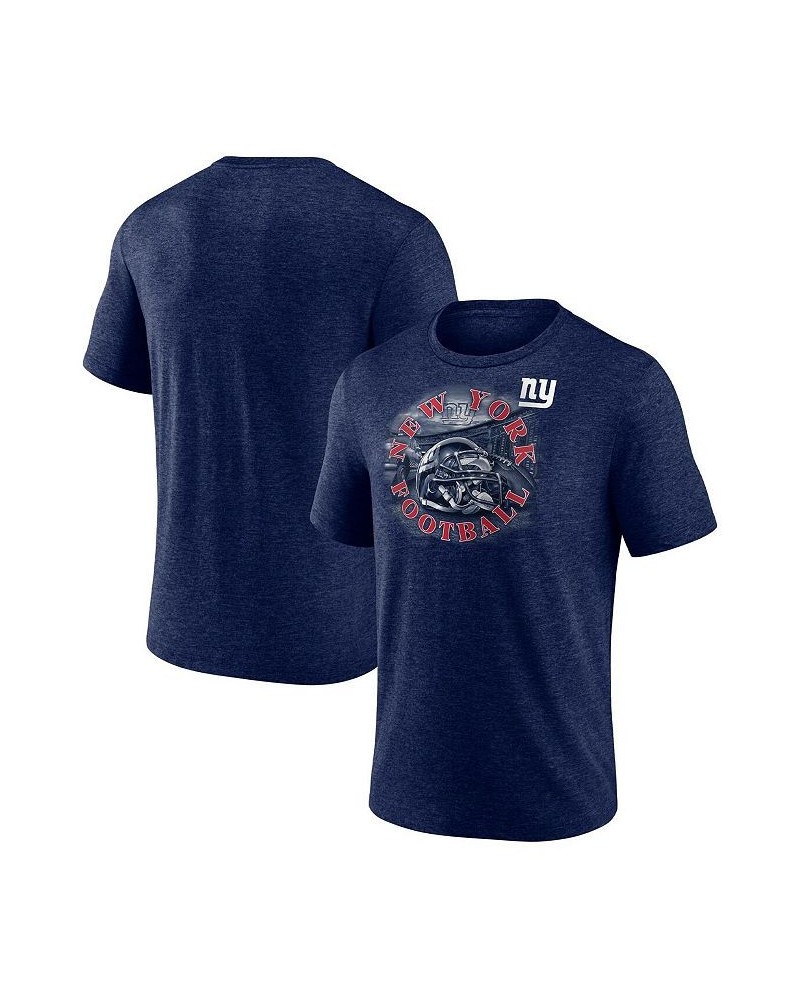 Men's Branded Heathered Navy New York Giants Sporting Chance T-shirt $20.25 T-Shirts