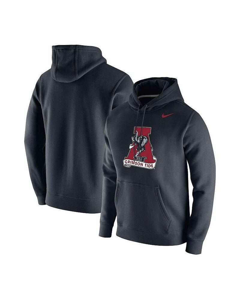 Men's Black Alabama Crimson Tide Vintage-Like School Logo Pullover Hoodie $43.34 Sweatshirt