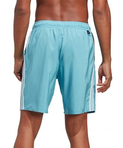 Men's 3-Stripes Classics 9" Swim Shorts Blue $28.50 Swimsuits