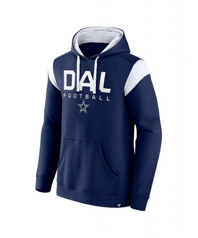 Men's Branded Navy Dallas Cowboys Call The Shot Pullover Hoodie $39.20 Sweatshirt