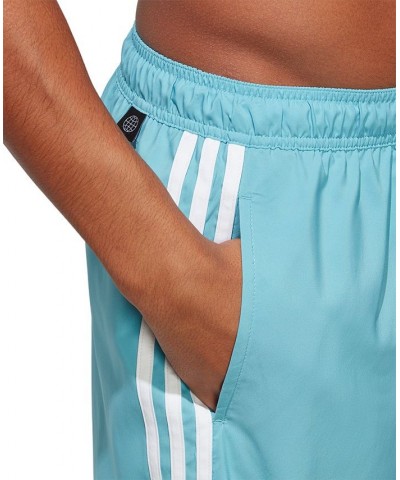 Men's 3-Stripes Classics 9" Swim Shorts Blue $28.50 Swimsuits