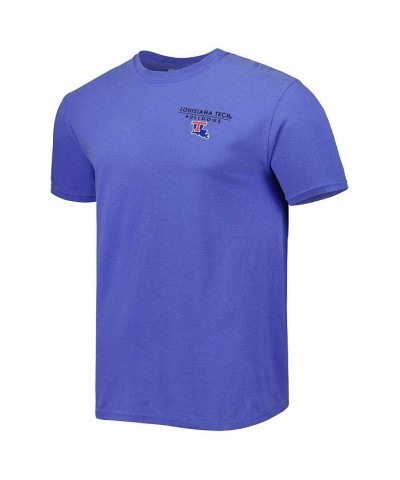 Men's Royal Louisiana Tech Bulldogs Landscape Shield T-shirt $21.99 T-Shirts