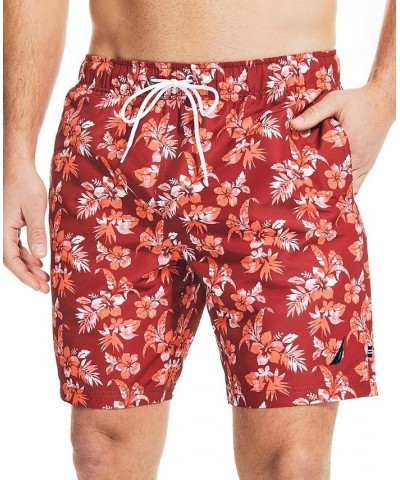 Men's Quick-Dry Floral-Print 8" Swim Trunks PD04 $24.28 Swimsuits