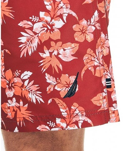 Men's Quick-Dry Floral-Print 8" Swim Trunks PD04 $24.28 Swimsuits