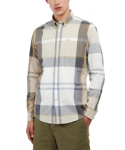 Men's Harris Tailored Shirt Kielder Blue Tartan $54.00 Shirts