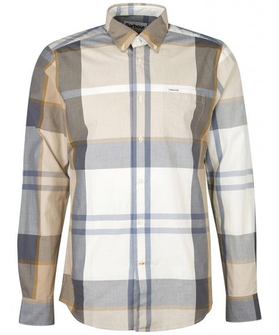 Men's Harris Tailored Shirt Kielder Blue Tartan $54.00 Shirts