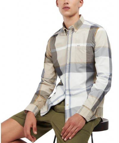 Men's Harris Tailored Shirt Kielder Blue Tartan $54.00 Shirts