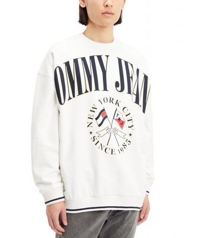 Men's Skater Logo Crewneck White $43.61 Sweatshirt