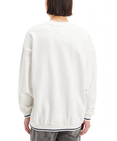 Men's Skater Logo Crewneck White $43.61 Sweatshirt