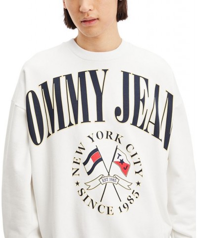 Men's Skater Logo Crewneck White $43.61 Sweatshirt