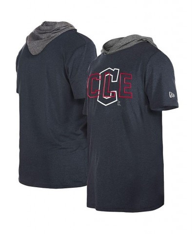 Men's Navy Cleveland Guardians Team Hoodie T-shirt $23.65 T-Shirts