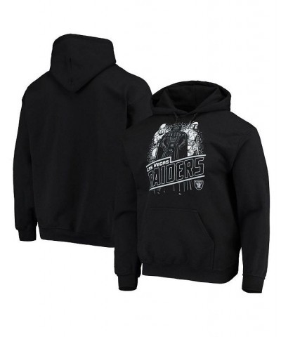 Men's Black Las Vegas Raiders Star Wars Empire Pullover Hoodie $25.52 Sweatshirt