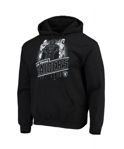 Men's Black Las Vegas Raiders Star Wars Empire Pullover Hoodie $25.52 Sweatshirt