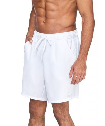 Men's 7" Athlete Volley Swim Shorts White $16.14 Swimsuits