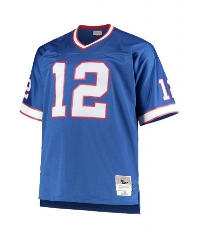 Men's Jim Kelly Royal Buffalo Bills Big and Tall 1990 Retired Player Replica Jersey $71.40 Jersey