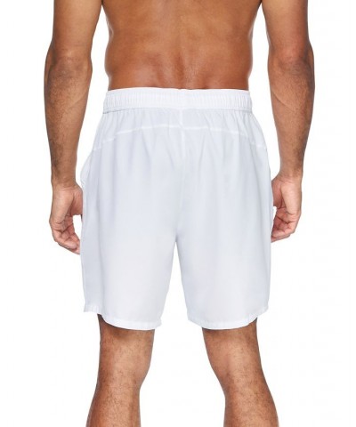 Men's 7" Athlete Volley Swim Shorts White $16.14 Swimsuits