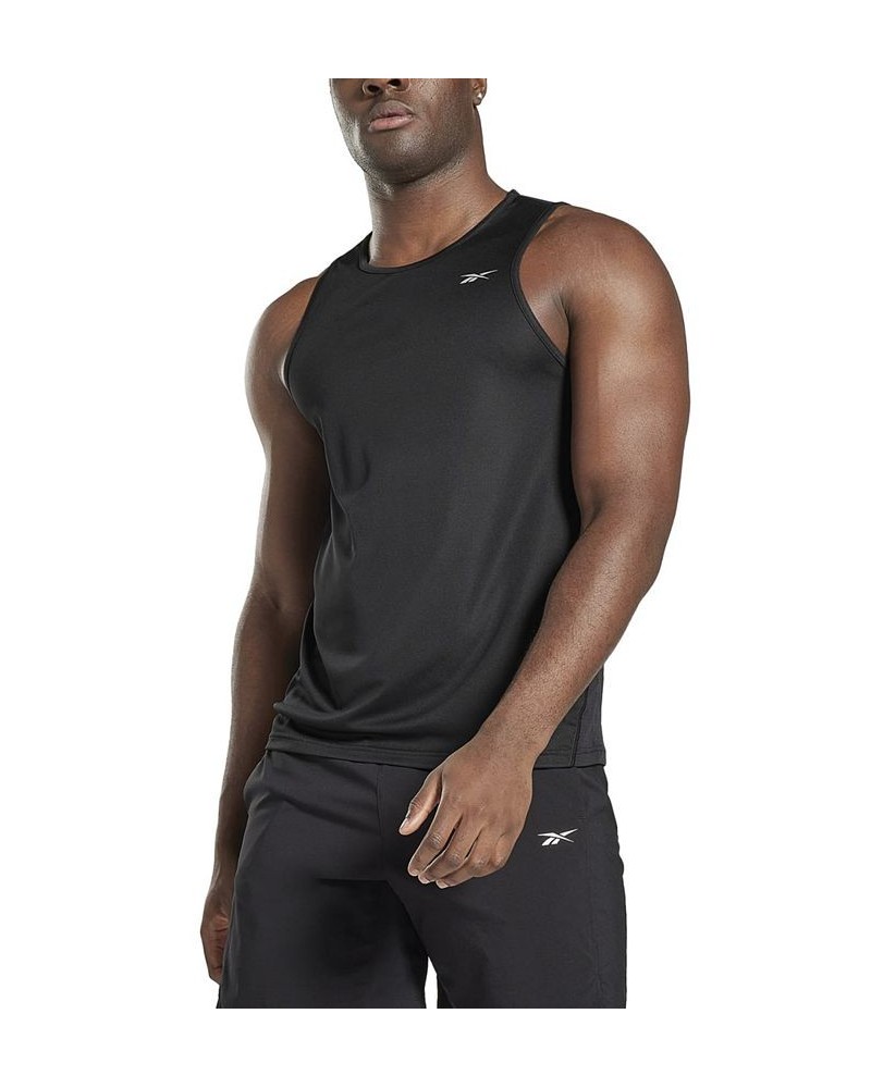 Men's Running Speedwick Reflective Tank Top Black $17.85 T-Shirts