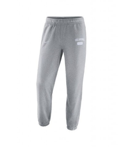 Men's Heathered Gray Oklahoma Sooners Saturday Fleece Pants $36.00 Pants