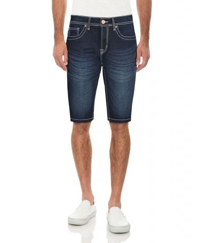 Men's Cultura Saddle Stitch Denim Shorts Blue $33.64 Shorts