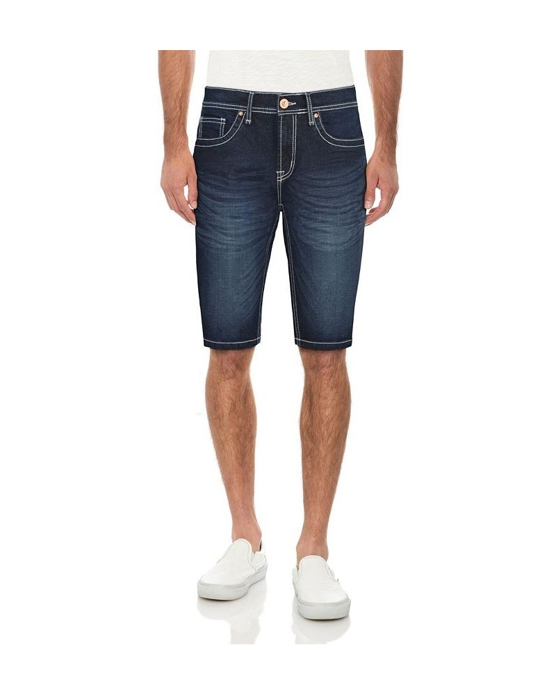 Men's Cultura Saddle Stitch Denim Shorts Blue $33.64 Shorts