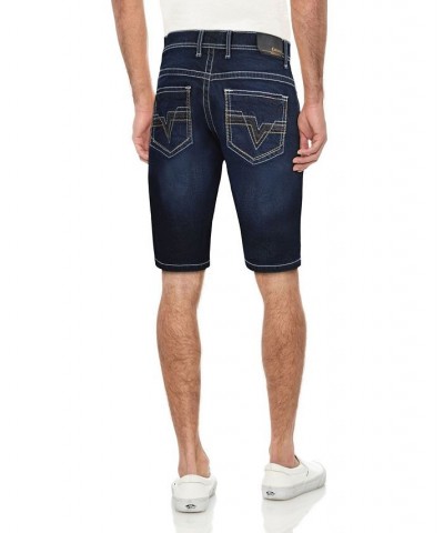 Men's Cultura Saddle Stitch Denim Shorts Blue $33.64 Shorts