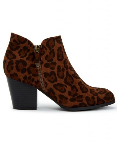 Masrinaa Ankle Booties Brown $23.56 Shoes