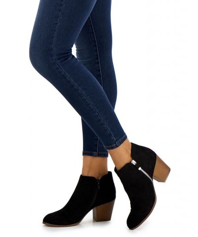 Masrinaa Ankle Booties Brown $23.56 Shoes