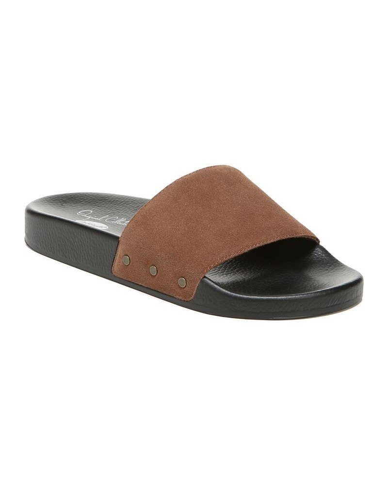 Women's Pisces Slides Brown $31.80 Shoes