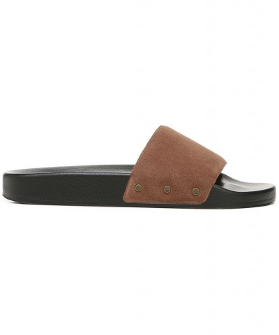 Women's Pisces Slides Brown $31.80 Shoes