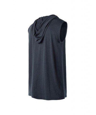 Men's Navy Detroit Tigers Sleeveless Pullover Hoodie $25.49 T-Shirts