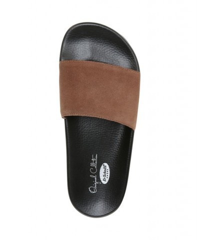 Women's Pisces Slides Brown $31.80 Shoes