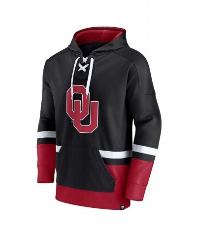 Men's Branded Black Oklahoma Sooners First Battle Pullover Hoodie $36.00 Sweatshirt