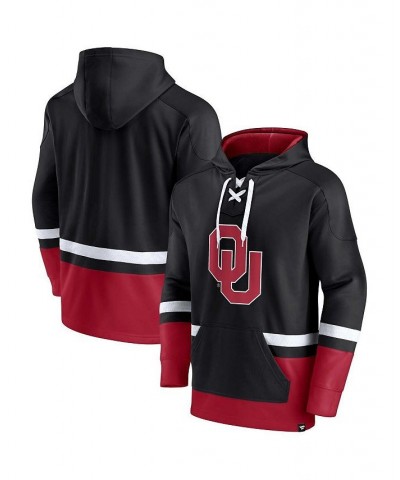 Men's Branded Black Oklahoma Sooners First Battle Pullover Hoodie $36.00 Sweatshirt