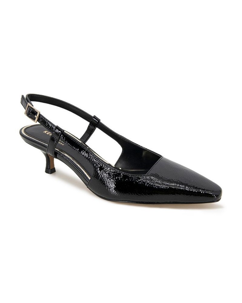 Women's Martha Pointy Toe Pumps Black $61.16 Shoes