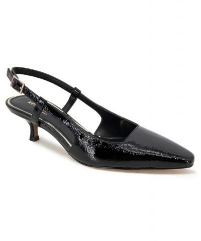 Women's Martha Pointy Toe Pumps Black $61.16 Shoes