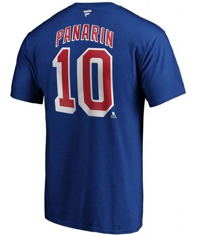 Men's Artemi Panarin Blue New York Rangers Player Authentic Stack Name and Number T-shirt $19.03 T-Shirts