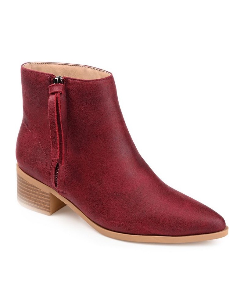 Women's Sadiya Bootie Red $47.50 Shoes