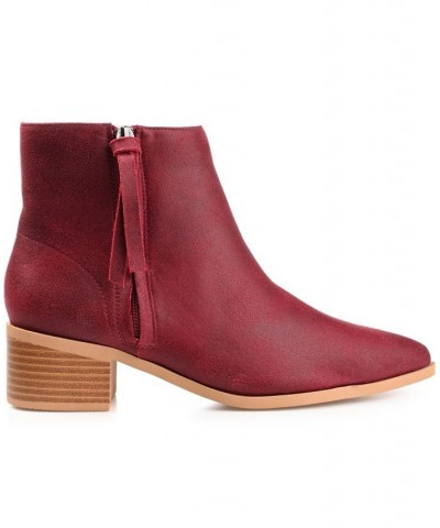 Women's Sadiya Bootie Red $47.50 Shoes