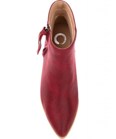 Women's Sadiya Bootie Red $47.50 Shoes