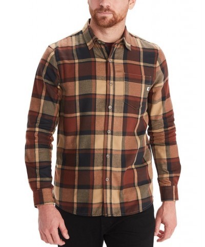 Mens Fairfax Midweight Flannel LS Brown $29.58 Shirts