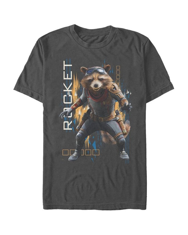 Men's Rocket Motion Short Sleeve Crew T-shirt Gray $14.70 T-Shirts