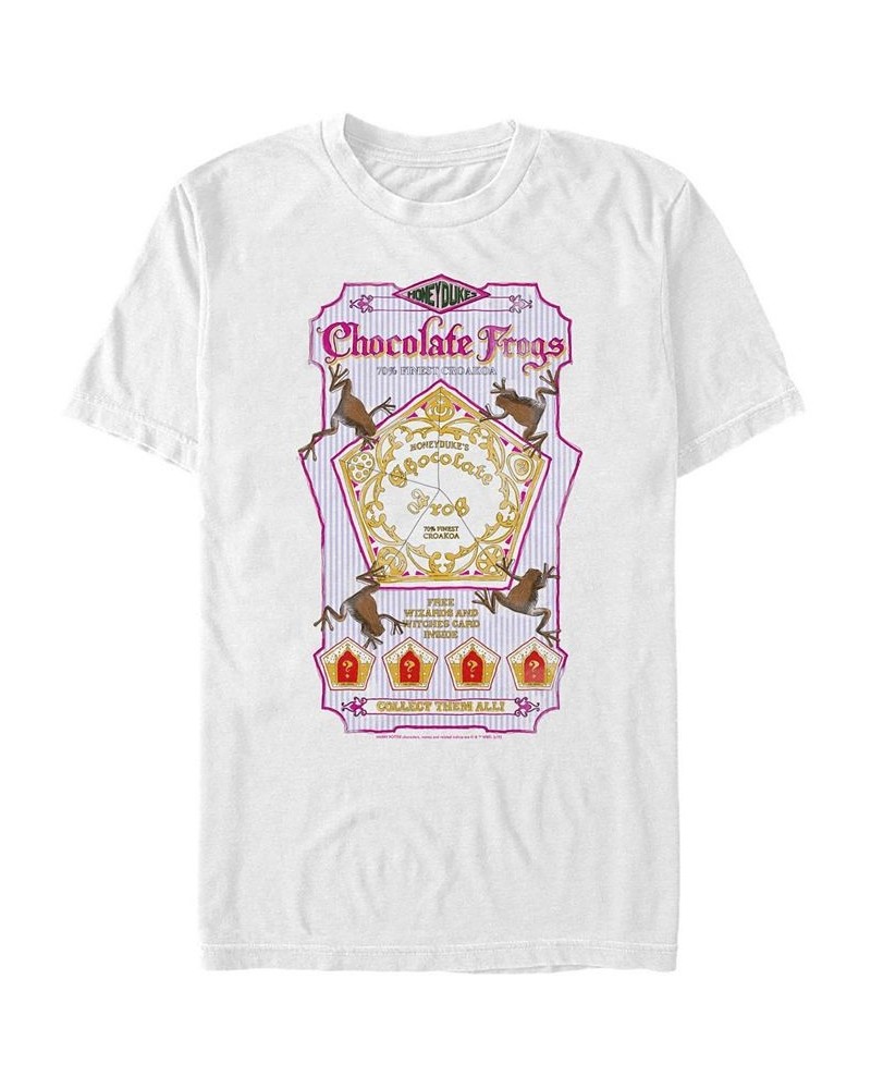 Men's Chocolate Frogs Short Sleeve Crew T-shirt White $19.24 T-Shirts